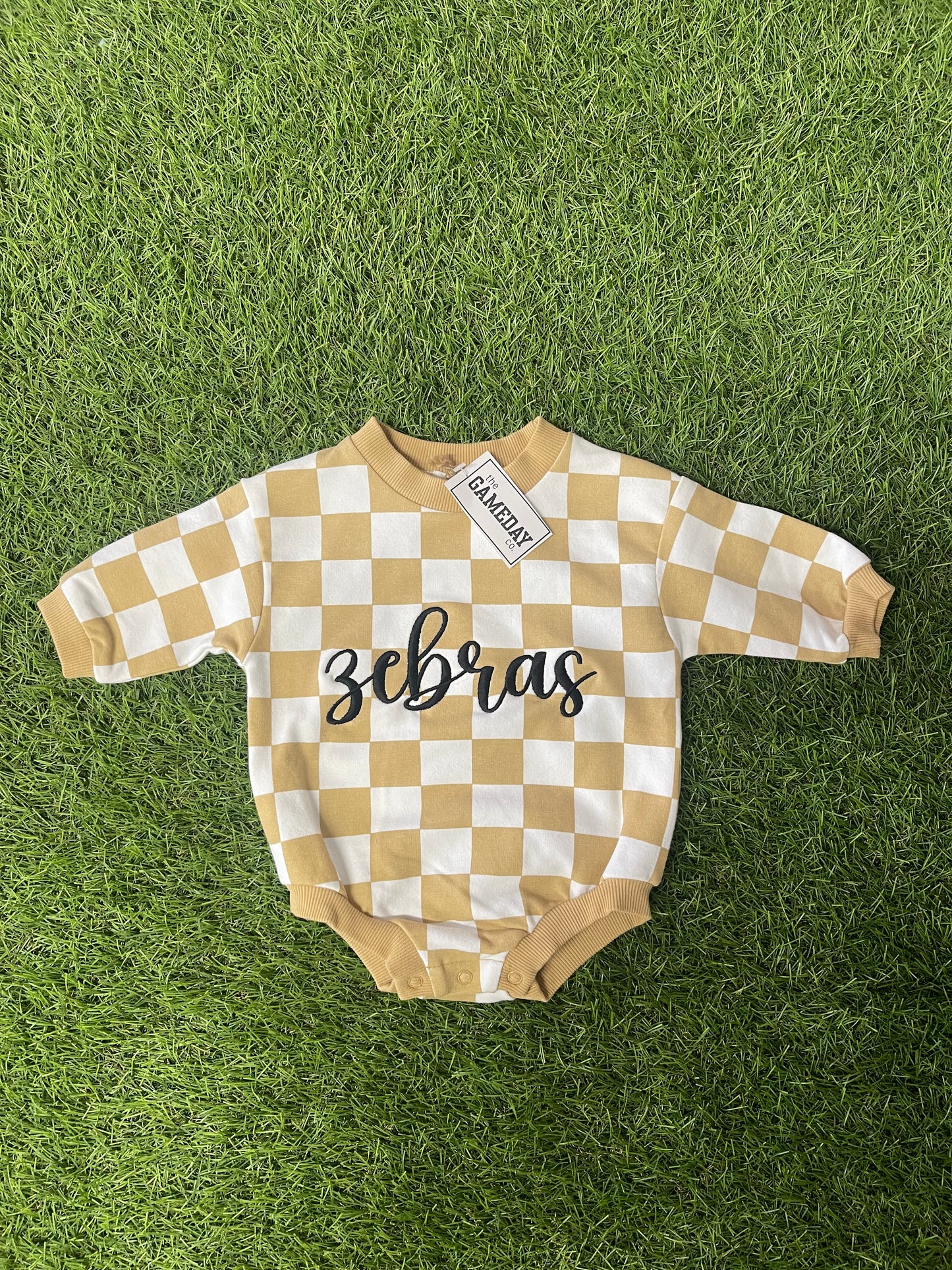 Checkered Zebras Infant