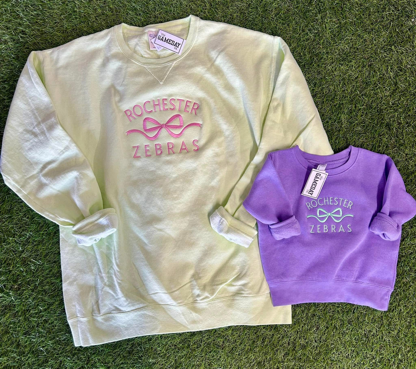 ROCHESTER ZEBRAS BOW TODDLER