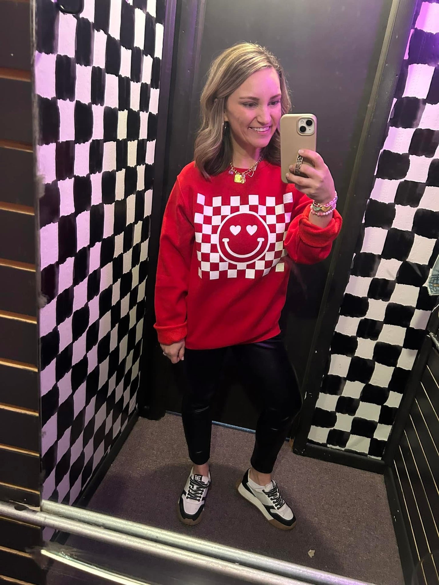 CHECKERED SMILEY ADULT