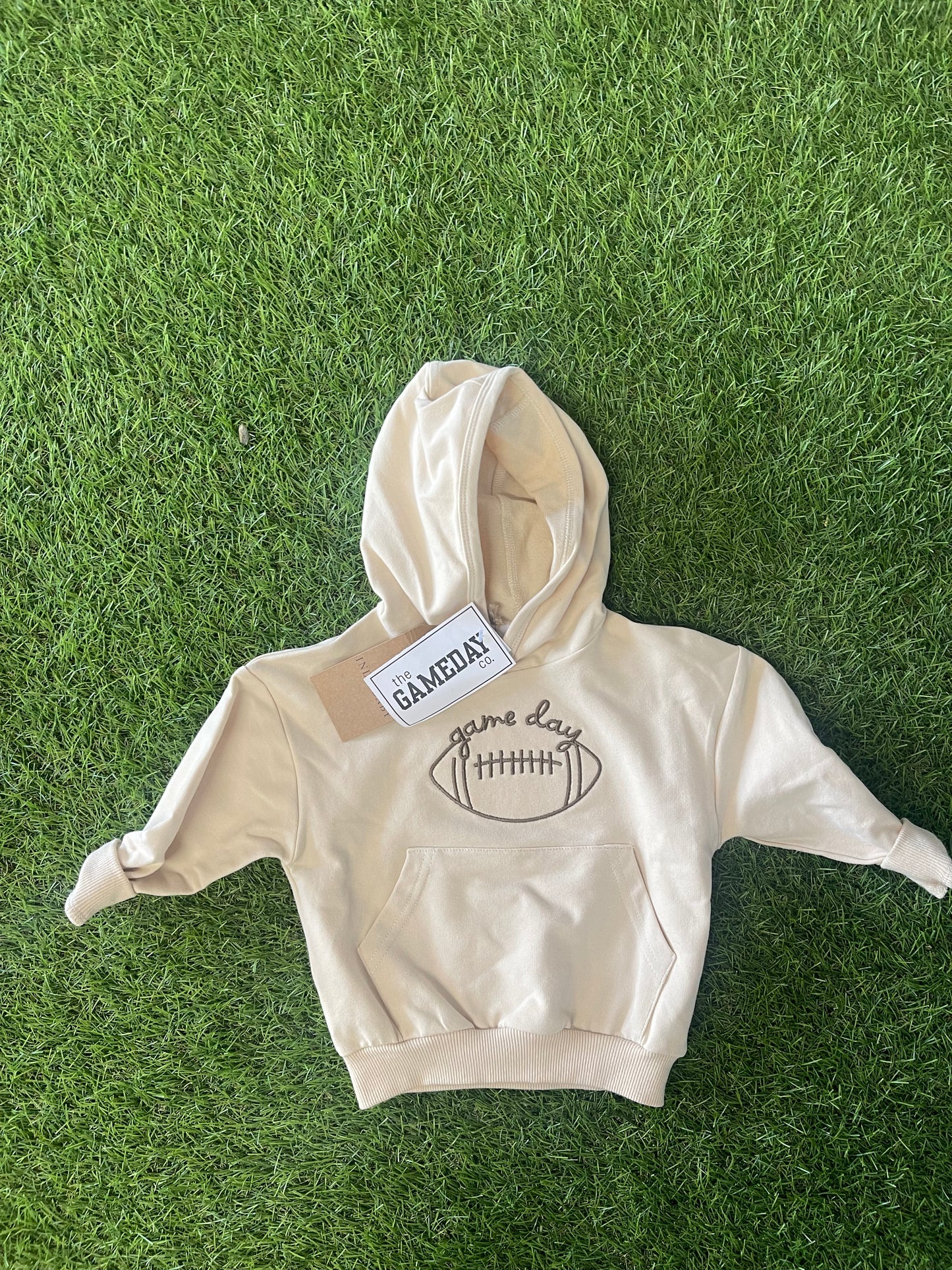 Game Day football- Indy baby hoodies