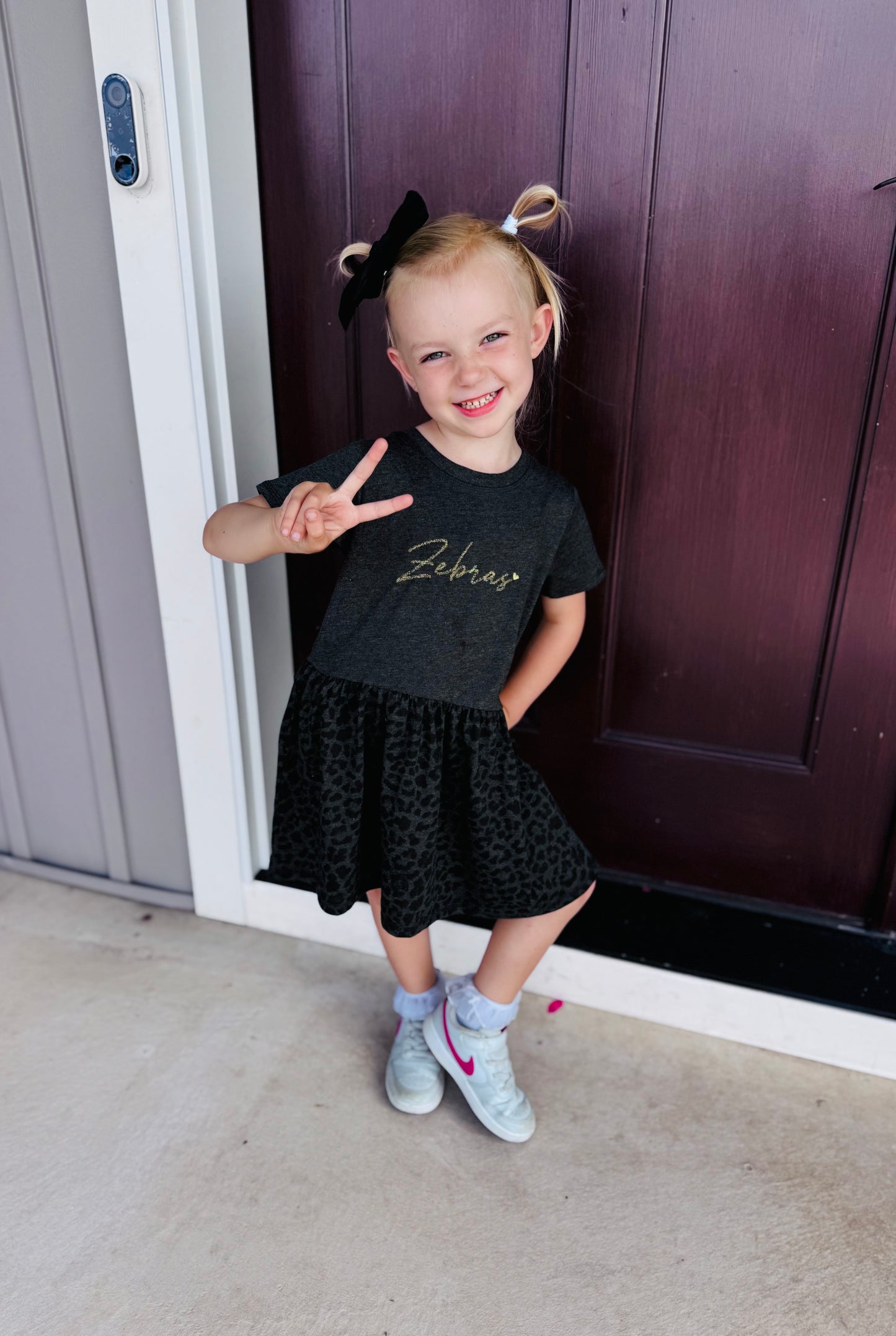 Zebras Cheetah Dress- Youth