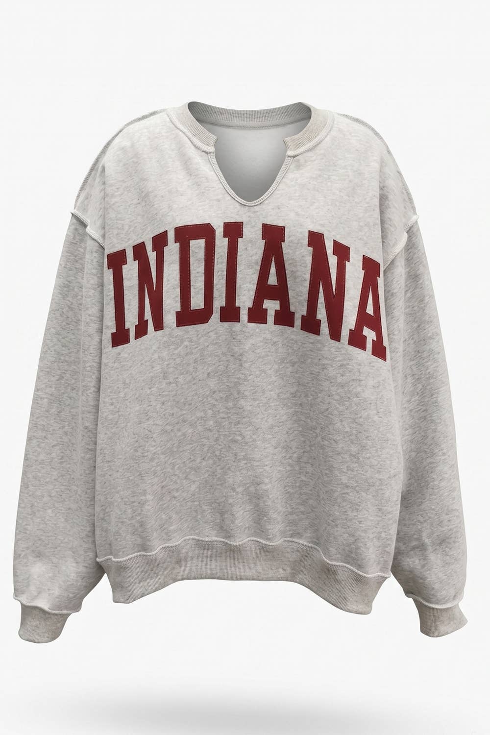 'INDIANA/IN' Reversible Varsity Sweatshirt
