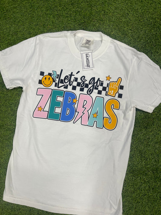 Let's go ZEBRAS graphic