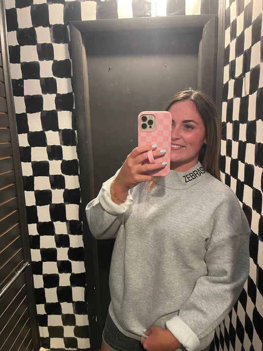 Zebras Mockneck- Adult