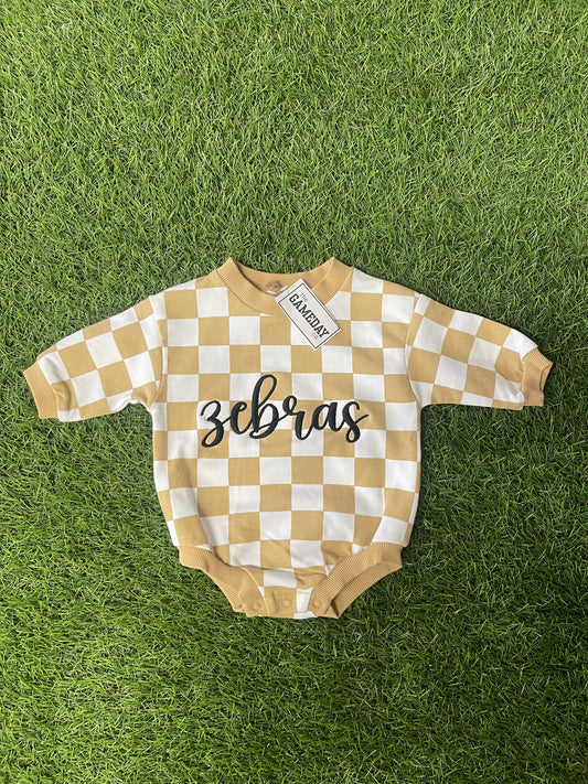 Checkered Zebras Infant