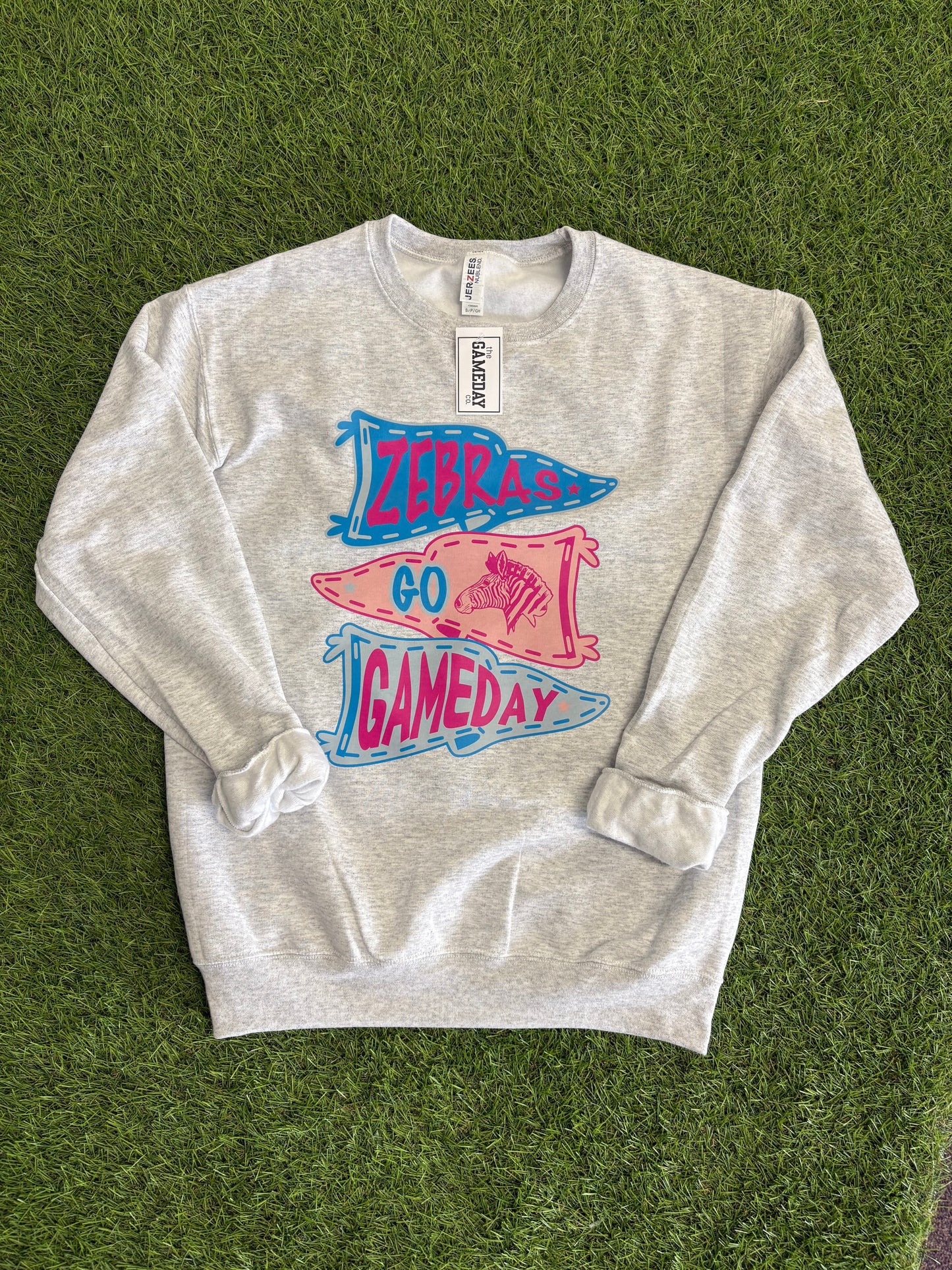 Zebra triple banner crew-youth