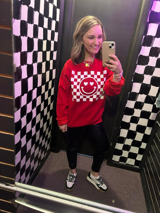 CHECKERED SMILEY ADULT