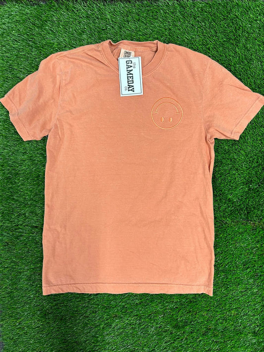 UPSIDE DOWN SMILEY TEE