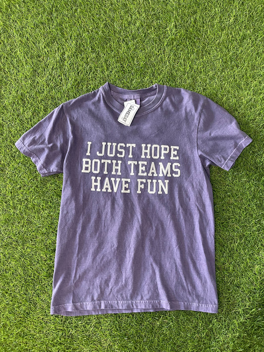 BOTH TEAMS HAVE FUN