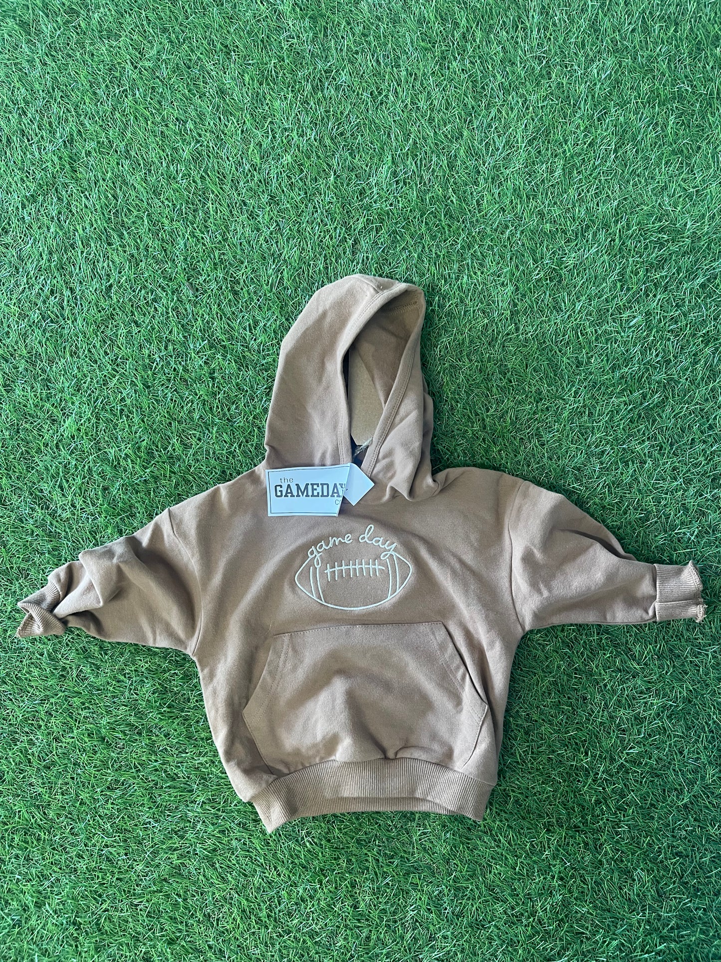 Game Day football- Indy baby hoodies