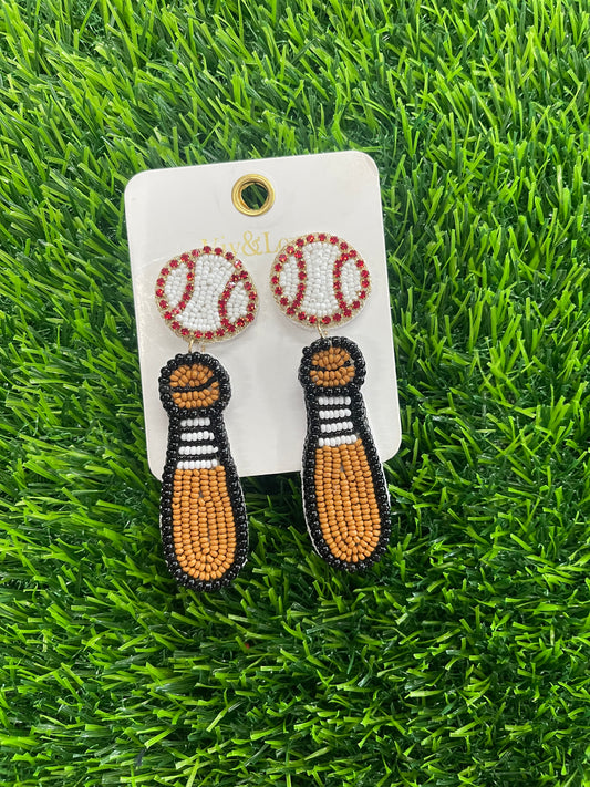Bats and Balls- Earrings