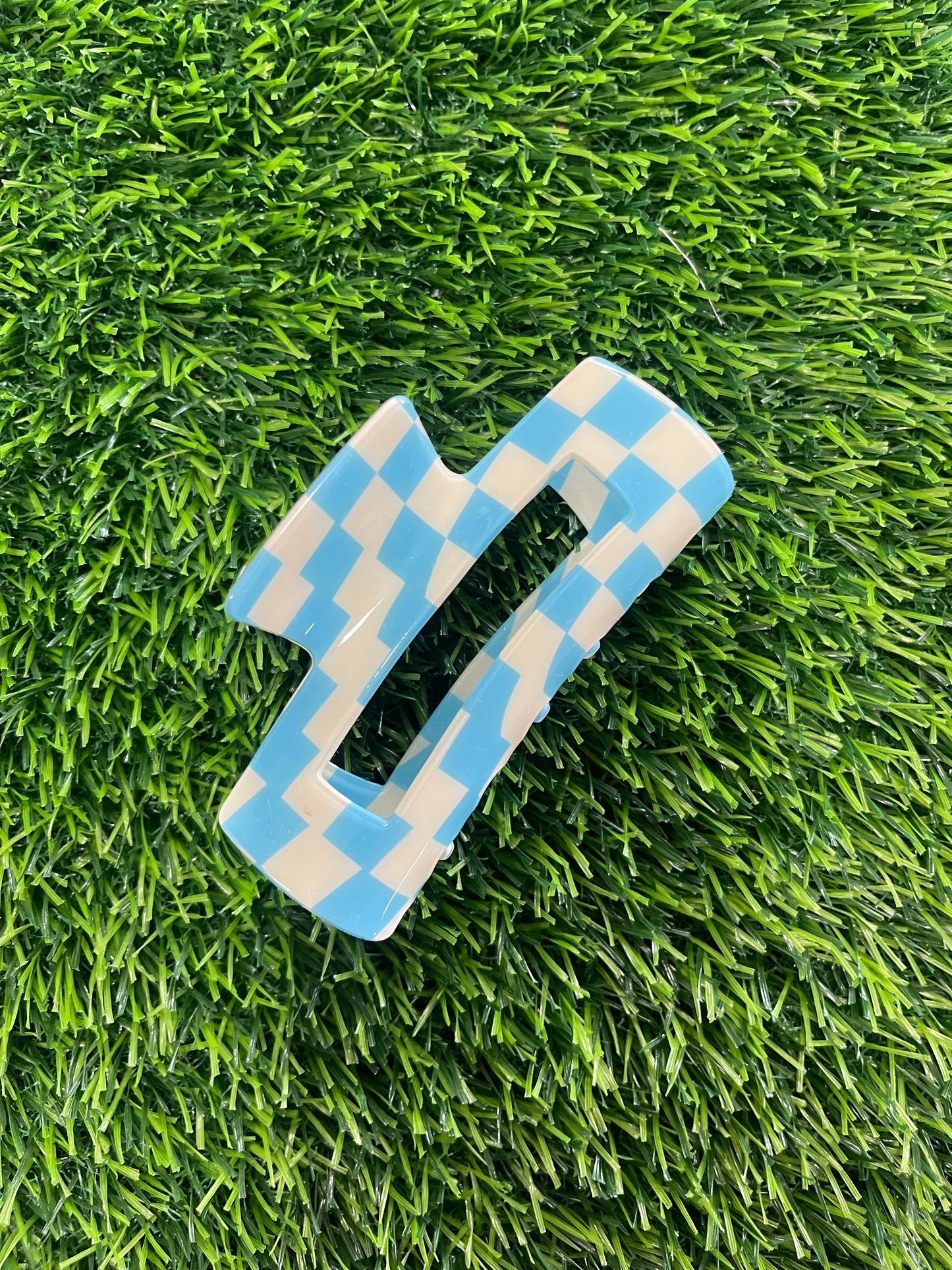 Checkered- Claw clips