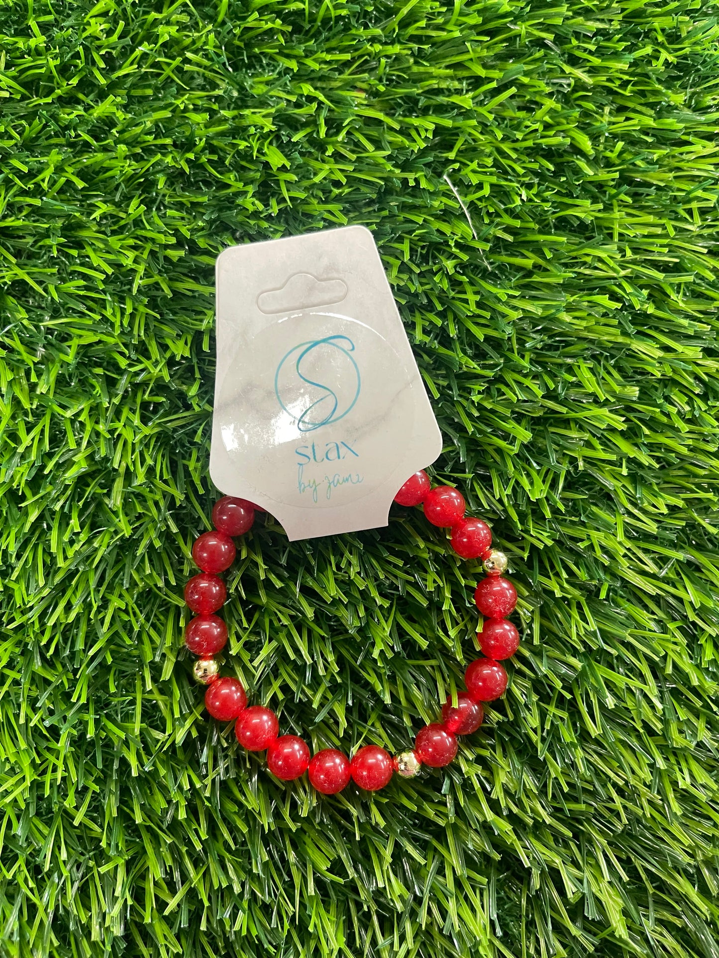 Red and Gold-Bracelet