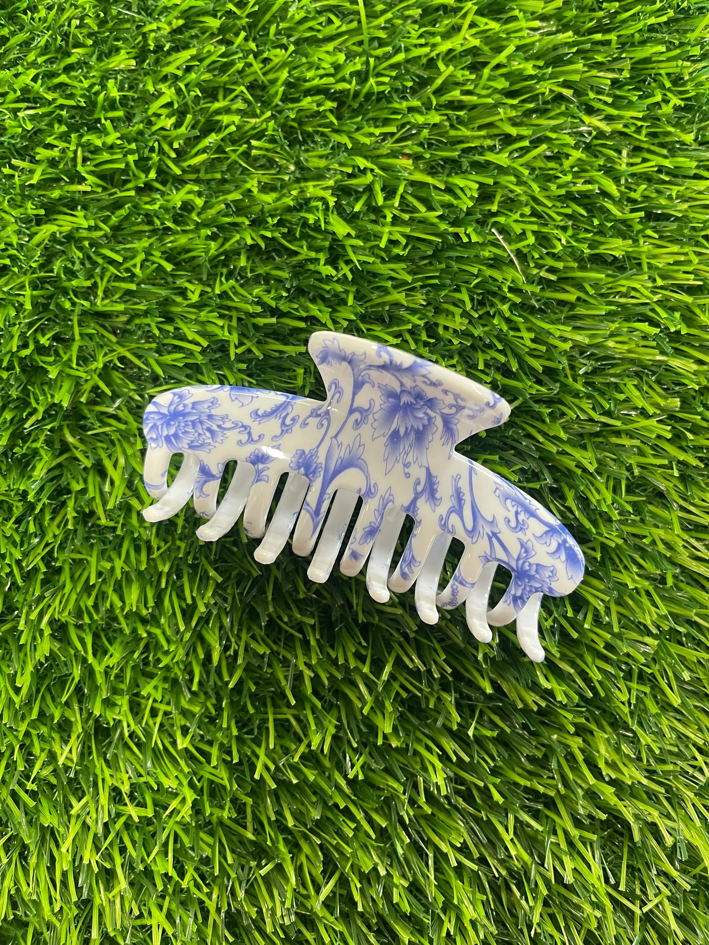 Blue flower- Claw clips