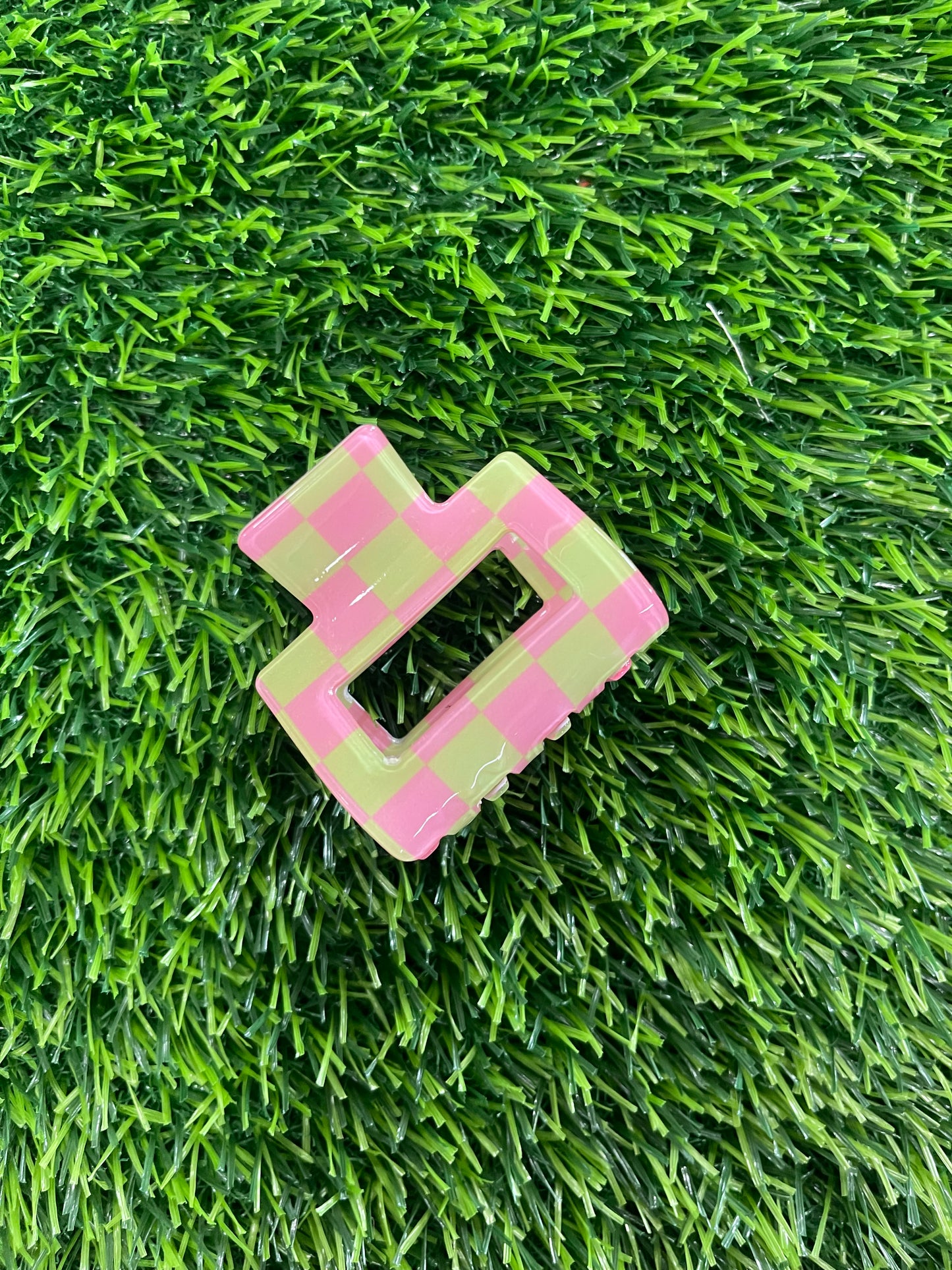 Checkered- Claw clips