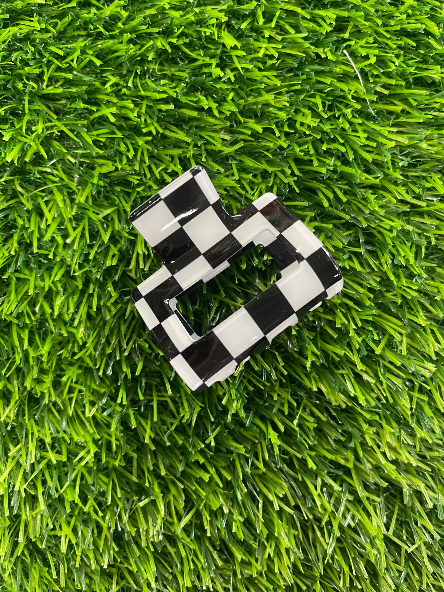 Checkered- Claw clips