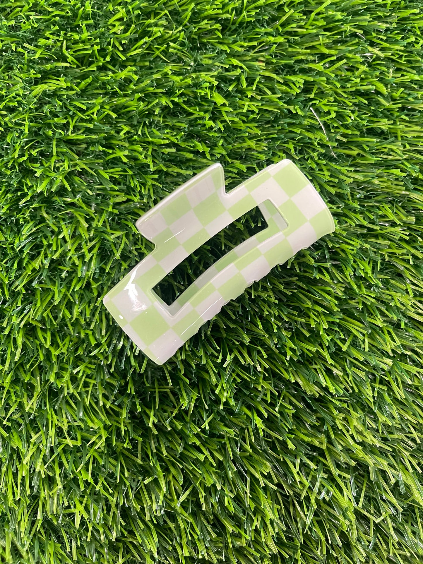 Checkered- Claw clips