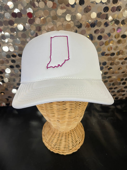 indiana outline- Hat