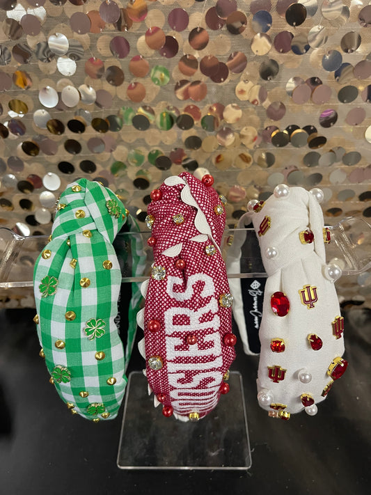 4 leave clover- Headband