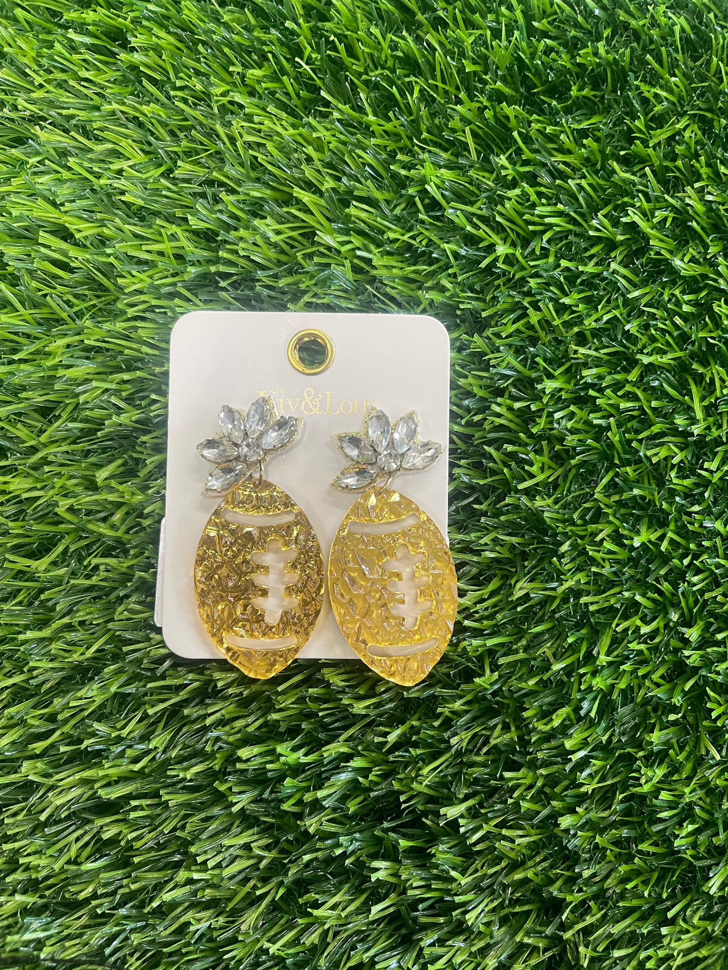 Football earrings