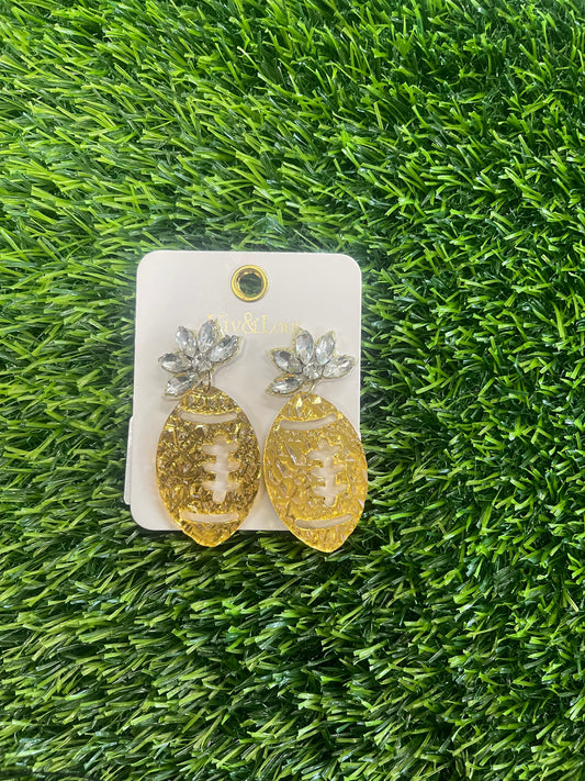 Football earrings