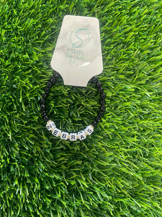 Zebras cubed bracelet