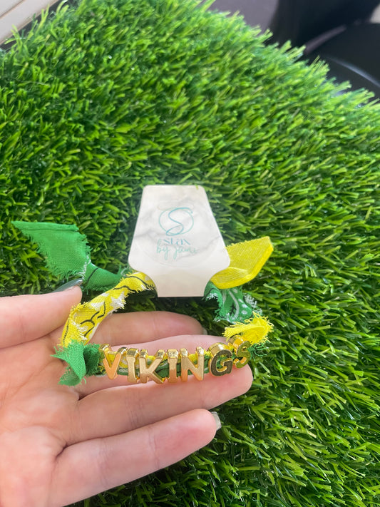 Valley slide letters scarf bracelet